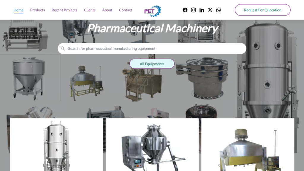 pharma equipments and technologies